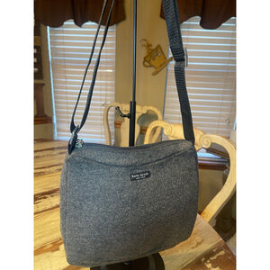 KATE SPADE | Gray Felt Shoulder Bag One Size